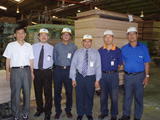Joint Factory Visit with MITI and MIDA to a plywood factory in Sibu